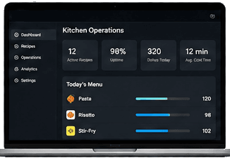 Kitchen operations dashboard